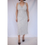 Vestido listras linho EMILI TAM M