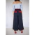 Calça pantacourt azul detalhes vermelho LANÇA PERFUME TAM P - loja online