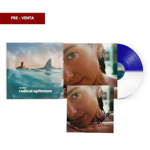 Radical Optimism Vinilo deluxe + postal autografiada - Dua Lipa - comprar en línea
