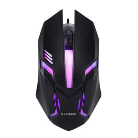 Mouse con Cable USB Blackpoint A20 Negro