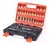 KIT LLAVES TUBO CRIQUET X53 PIEZAS MALETÍN PLÁSTICO DR.SOCKET