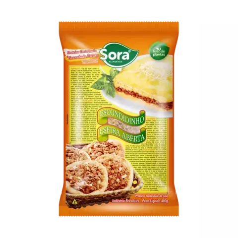 Proteína Texturizada de Soja | Granulada Escura 400g Sora