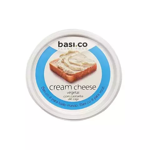 ❄ Cream Cheese Vegetal com Castanha de Caju 200g Basi Co