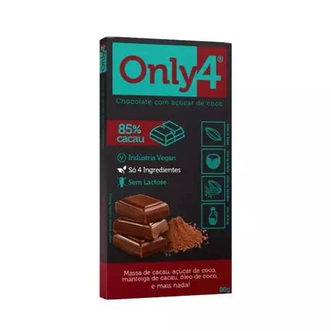 ONLY4 PURO 85% cacau - tablete 70g