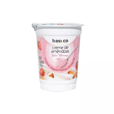 ❄ Creme de Amêndoas Sabor Morango 170g Basi Co - comprar online