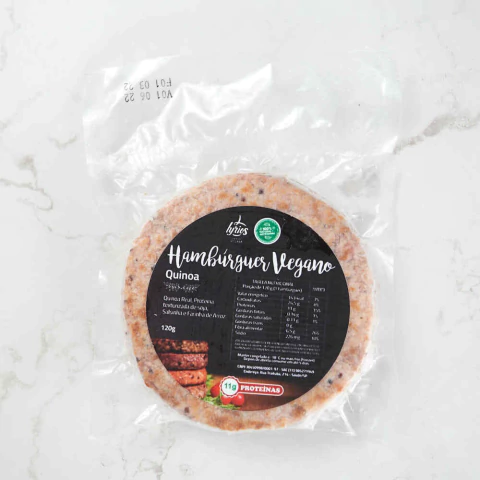 ❄ Hambúrguer de Quinoa Vegano 120g - Lyrios - comprar online