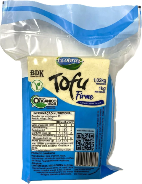 ❄ Tofu – Firme 1kg - Ecobras - comprar online