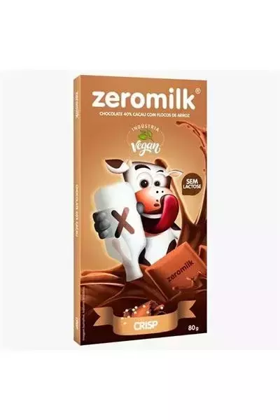 Chocolate Zeromilk 40 Cacau Crisp 70g