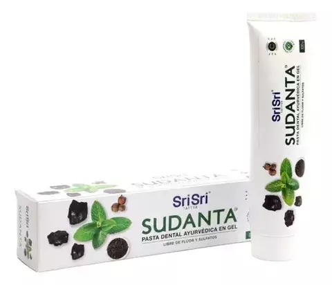 Pasta Dental Menta Gel 100gr Sudanta - comprar online