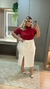 Blusa Malha Canelada com Elastano na internet