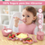 Kit de Alimentação para Bebês de Silicone com 6 Peças Caranguejinho Divertido (Rosa) na internet