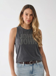 REGATA JOHN JOHN BRIGHT CINZA STRASS