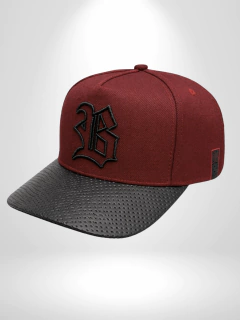 BONÉ BLCK SNAPBACK ABA PERFORED WINE
