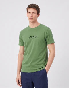 CAMISETA OSKLEN SARAVÁ VERDE TROPICAL