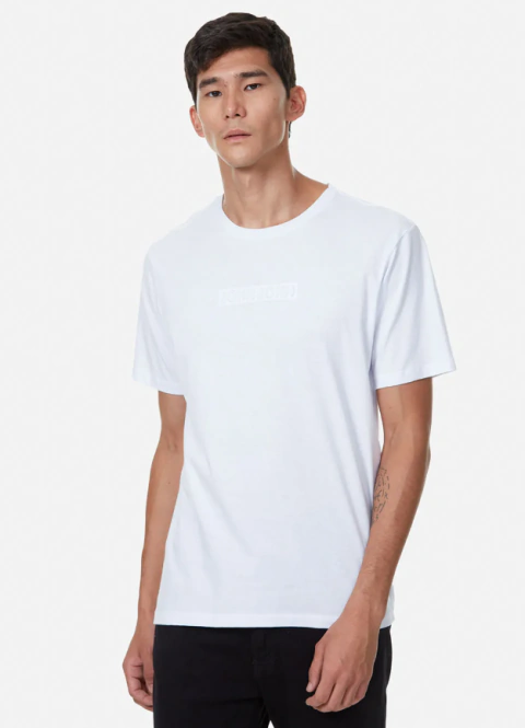CAMISETA TSHIRT EMBOSSED JOHN JOHN BRANCA