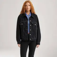 JAQUETA JEANS LEVIS 90's TRUCKER PRETA