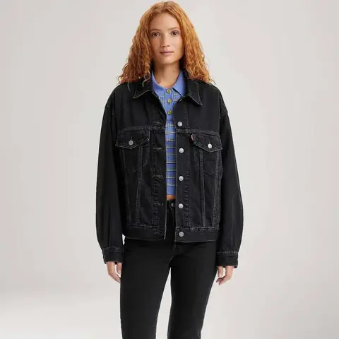 JAQUETA JEANS LEVIS 90's TRUCKER PRETA