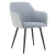 Sillón Sakura Tapizado Gris - comprar online