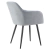 Sillón Sakura Tapizado Gris en internet