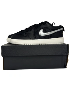 Jordan 1 Low Alt Black Silver Sail Gold PS