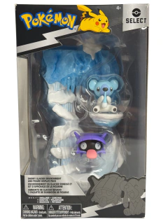 Figura Pokémon Select Shellder + Cubchoo con Ambiente de Glaciar Nevado