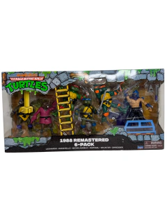 Figura Playmates Las Tortugas Ninjas 1988 Remasterd 6- Pack