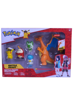 Pokémon Battle Ready Batlle Figure Multi-Pack 5 Figuras