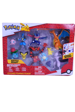 Pokémon Battle Ready Battle Figure Multi-Pack 10 Figuras