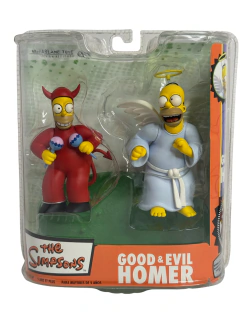 Figura McFarlene Toys Los Simpsons God & Evil Homer