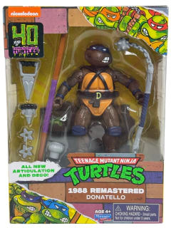 Figura Playmates Las Tortugas Ninjas 1988 Remastered Donatello