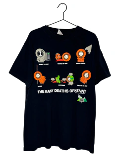 Remera Vintage South Park - "The Many Deaths Of Kenny" Oficial Merch