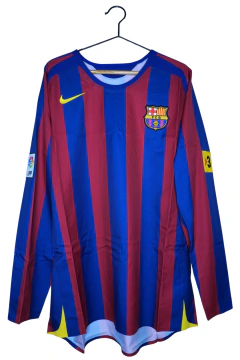 Camiseta Nike Titular Barcelona Reedición 2026 Ronaldinho (10) 2005/06