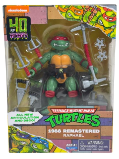 Figura Playmates Las Tortugas Ninjas 1988 Remastered Raphael