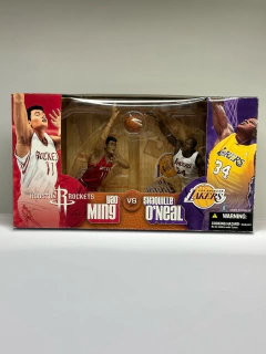 Figura McFarlene Toys NBA 2 Pack Yao Ming Houston Rockets Vs Shaquille O'Neal Los Angeles Lakers 2004