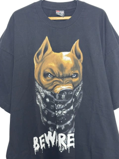 Remera The Rude Dog Pitbull Beware en internet