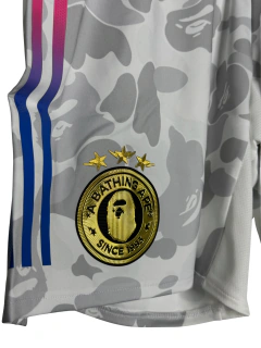 Short Fútbol Adidas x Bape White Camo en internet