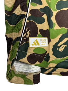 Camiseta Fútbol Adidas x Bape Graphic Green Camo - tienda online