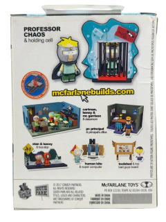 Figura para Construir Mc Farlane - South Park Profesor Chaos & Holding Cell - comprar online
