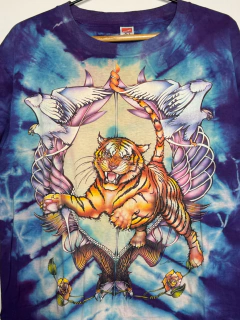 Remera Vintage Tiger Fantasy Batik en internet
