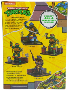 Figura Playmates Las Tortugas Ninjas 1988 Remasterd Michelangelo - comprar online