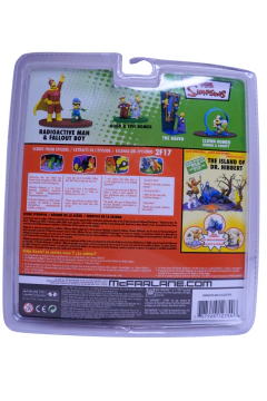 Figura McFarlane x The Simpsons Hombre Radioactivo y Niño Fusión en internet