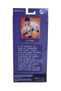 Figura McFarlane Toys Mortal Kombat Klassic Liu Kang - comprar online
