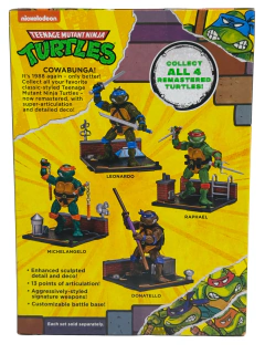 Figura Playmates Las Tortugas Ninjas 1988 Remastered Leonardo - comprar online