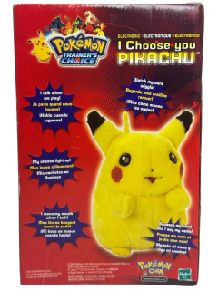Peluche Electrónico Pokémon "I Choose You Pikachu" - Hasbro 2004 - comprar online