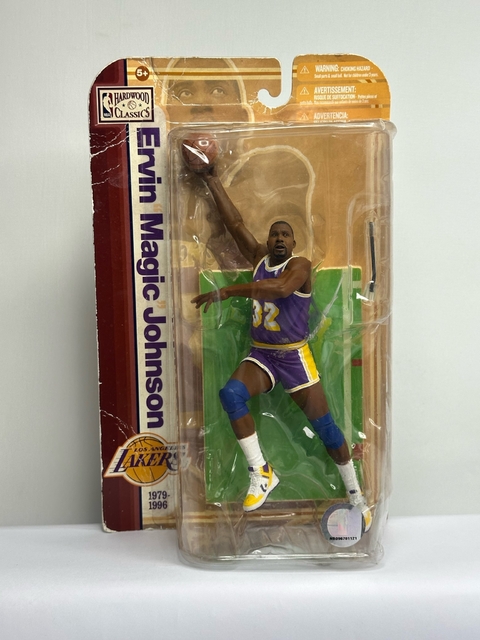Figura McFarlene Toys NBA Legends Ervin Magic Johnson Los Angeles Lakers 1979-1996 2009