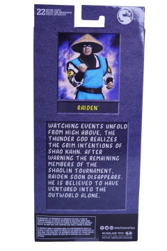 Figura McFarlane Toys Mortal Kombat Klassic Raiden en internet