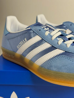 Adidas Gazelle Indoor Celestes - comprar online