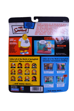 Figura Playmates x The Simpsons World Of Springfield Comic Boock Guy - Buenos Dealz 