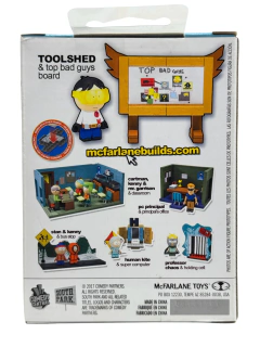 Figura para Construir Mc Farlane - South Park Toolshed & Top Bad Guys Board - comprar online