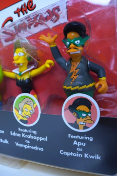 Set 3 Figuras Los Simpsons Playmates 2002 en internet